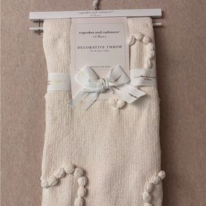 Cupcakes and Cashmere White Decorative Throw